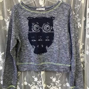 ALMOST FAMOUS🌷CROPPED🌷SWEATSHIRT🌷OWLE🌷